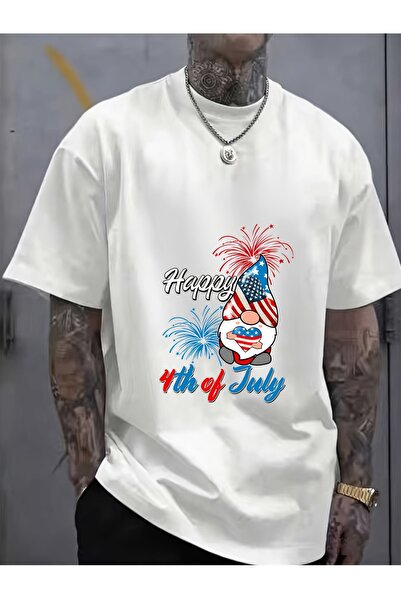 23 nisan Celebrate Independence in Style - 4Th of July Gnome Graphic Tee Fami...