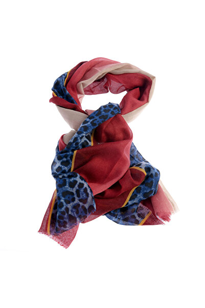 meli melo Esarfa eleganta bordo cu imprimeu animal print