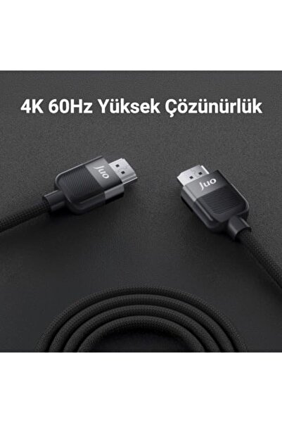 Yıldızan كابل مجدول HDMI 2.0 يدعم تقنية 4K 60Hz 18Gbps HDR ARC HDCP من msa sh...