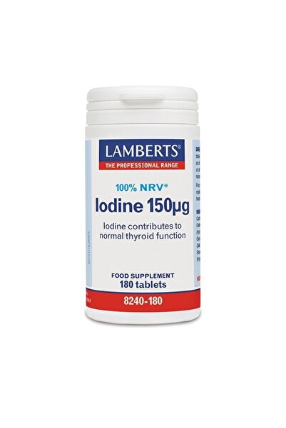 Lamberts Iodine 150μg Συμπλήρωμα με Ιώδιο, 180tabs