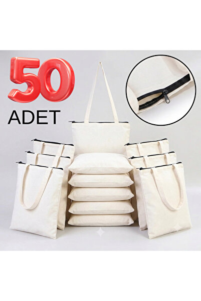 Boom town Unprinted Raw Cloth Bag with Zipper 100% Cotton |   35X40 cm |   14...