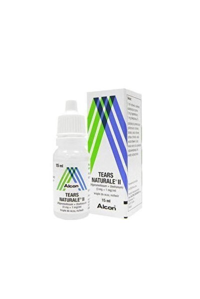Alcon Tears Naturale II Οφθαλμικές Σταγόνες σε Διάλυμα, 15 ml