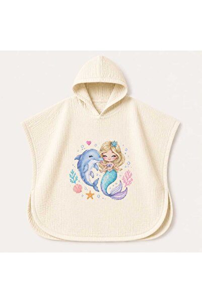 BEBEĞİME ÇORAP 100% Cotton Muslin Baby/Child Hooded Beach Towel Poncho Towel ...