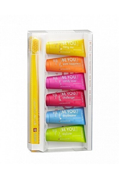 Curaprox [BE YOU.] Six Taste Pack 6 mini οδοντόκρεμες 10ml + Οδοντόβουρτσα Ul...