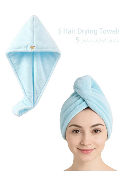TAPIT 5 PCS Microfiber Hair Towel, Hair Wraps for Women Wet Hair, Fast Drying...