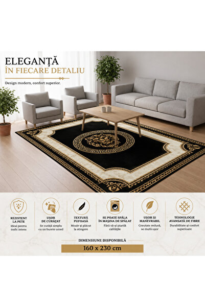 Extramall Covor Sultan Palace Leu Premium, Polipropilena, 160-230 cm, Inaltim...