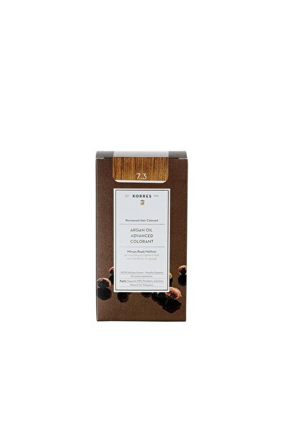 korres Argan Oil Advanced Colorant 7.3 Ξανθό Χρυσό/ Μελί
