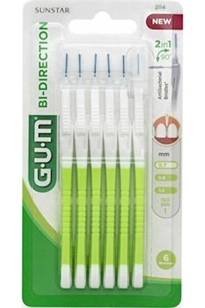 GUM Bi-Directional Ultra Fine 0,7 (2114) Μεσοδόντια βουρτσάκια για Αποτελεσμα...
