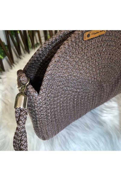 Masalımsı İlmekler Cord Rope Design Shoulder Bag
