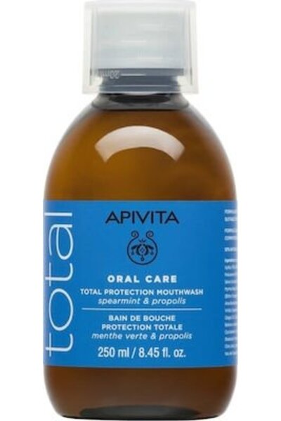 Apivita Total Protection Mouthwash Φυσικό Στοματικό Διάλυμα Ολοκληρωμένης Προ...