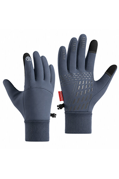 Buldug Touchscreen Winter Gloves Thermal Waterproof Non Slip Fleece Lined Cyc...