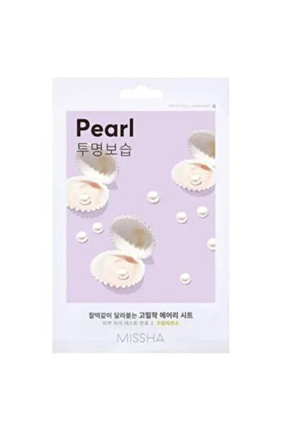Missha Masca Tip Servetel cu Extract de Perla pentru Ten Obosit - Airy Fit Sh...