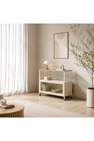 Icon Multi-Purpose Mobile Shelf Unit with Modern and Elegant Design and High-...