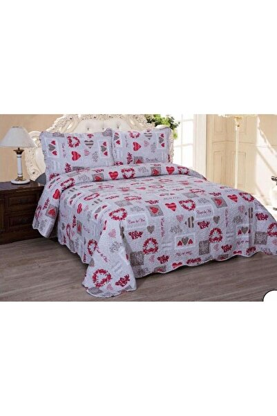 Linea Home ΣΕΤ ΚΟΥΒΕΡΛΙ ΕΜΠΡΙΜΕ FLOWER HEART ΜΟΝΟ 160Χ220 + 1 ΜΑΞΙΛΑΡΙ 50Χ70 ...