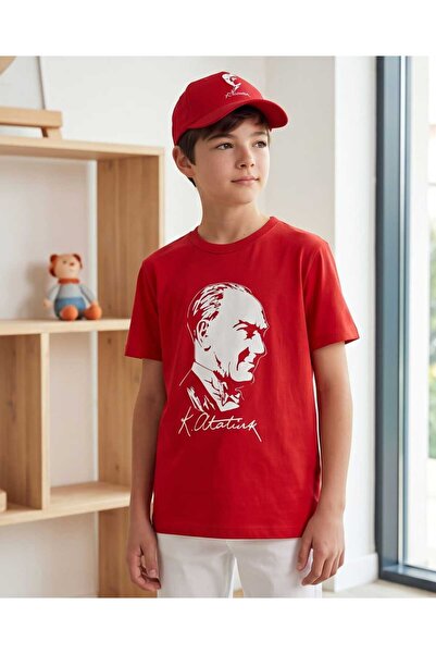 LC Waikiki Lcw Kids Ataturk Printed Boys T-Shirt