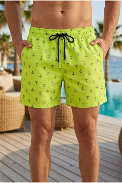 Wear Up Men's Swim Shorts with Zipper Pockets and Mesh Lining, Quick Dry Prem...