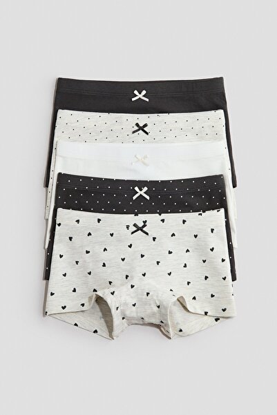 H&M 5'li Pamuklu Boxer Külot