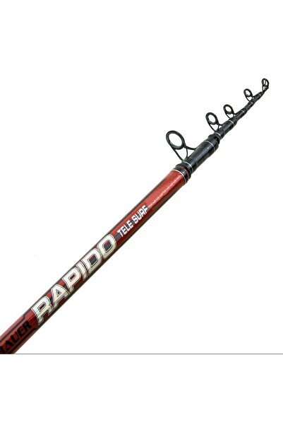 BAUER Rapido 420 Cm 100-200 Gr Teleskopik Surf Olta Kamışı