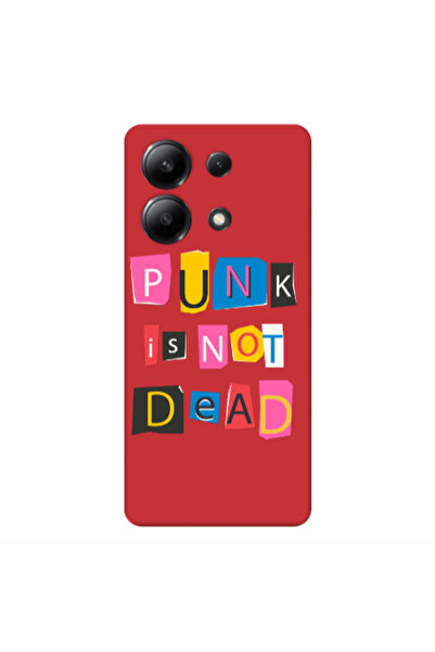 Other Xiaomi Redmi Note 13 4G Punk is not Dead Red Colored Silicone TPU Θήκη