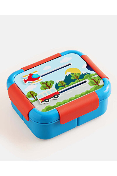 REDTAG Red Car Print Bento Lunch Box