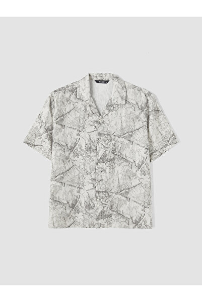 LC Waikiki Peak New Season Relax Fit Patterned Men's Shirt