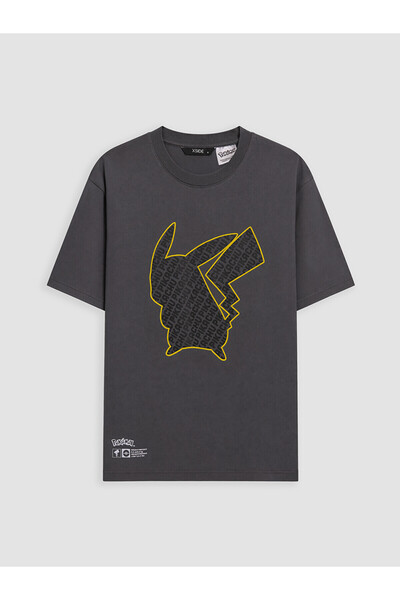 LC Waikiki Peak New Season Crew Neck Pokémon Printed Men's T-Shirt