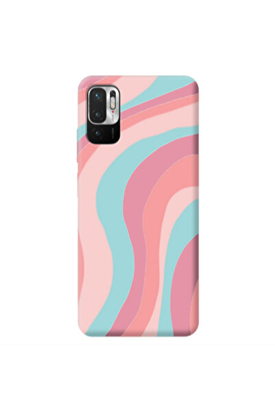 Other Xiaomi Redmi Note 10 Pro 5G Colored lines Pink Colored Silicone TPU Θήκη