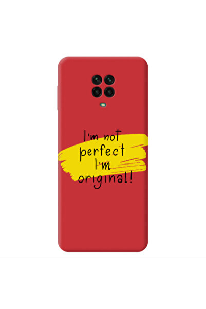 Other Xiaomi Redmi Note 9 Pro I m not perfect Red Colored Silicone TPU Θήκη