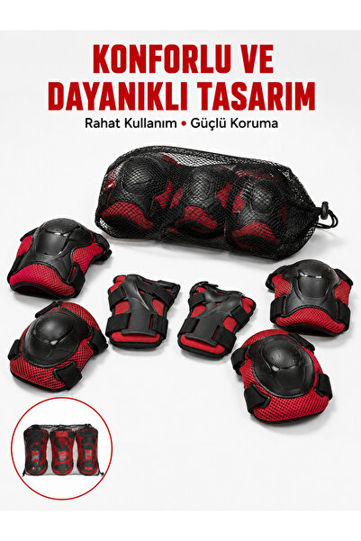 alemdarshop Skateboard Skating Scooter Cycling Protective Gear Set Impact Abs...