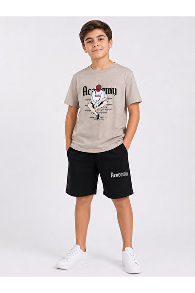 Trendline Boy's Cotton Combed Short Shorts Set