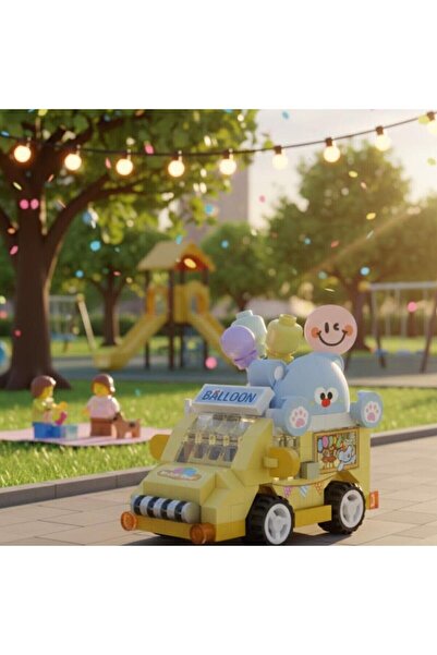 Angel Of Life Lz-8639 Loz Balloon Car 160 Pieces Block Toy-Mini Bag