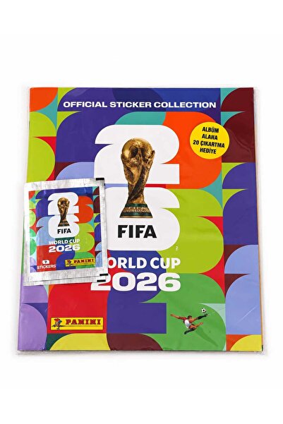 Panini FIFA World Cup 2026 Resmi Sticker Albümü + 14 Sticker+ 14 Sticker(Resm...