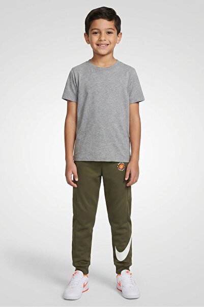 Nike Kids Boy Standard Fit Training Pants, Dark Olive