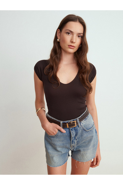 Dilvin 32894 V YAKA T-SHIRT