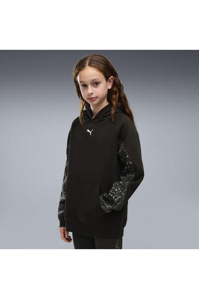 Puma Hanorac sport din fleece cu animale pentru tineret
