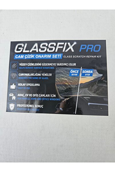 Glassfixpro Glassfix pro cam çizik onarım seti