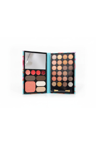 TUTU TIME Multi-Color Eyeshadow Palette with Blush and Highlighter and Mirror...