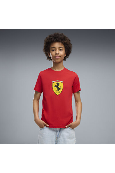 Puma Tričko Scuderia Ferrari s barevným štítem