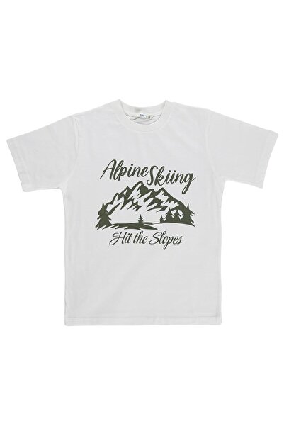 Civil Boys Sailing Printed T-Shirt for Ages 6-9 Km - White