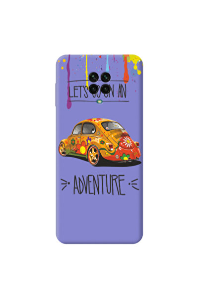 Other Xiaomi Redmi Note 9 Pro Adventure Purple Colored Silicone TPU Θήκη