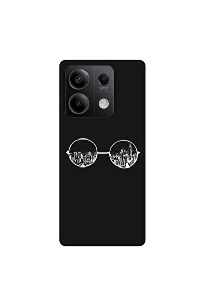 Other Xiaomi Redmi Note 13 5G Sunglasses Black Colored Silicone TPU Θήκη