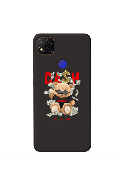Other Xiaomi Redmi 9c Cash is king Black Colored Silicone TPU Θήκη