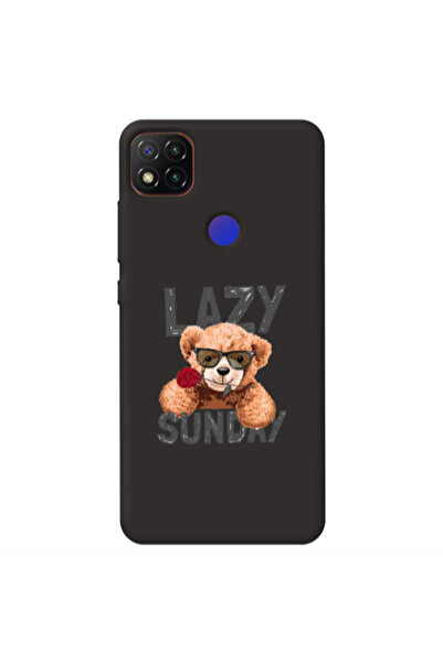 Other Xiaomi Redmi 9c Lazy sunday Black Colored Silicone TPU Θήκη