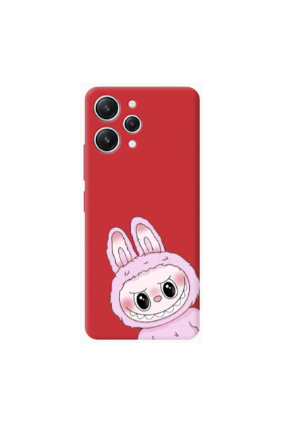 Other Xiaomi Redmi 12 Labubu 6 Red Colored Silicone TPU Θήκη