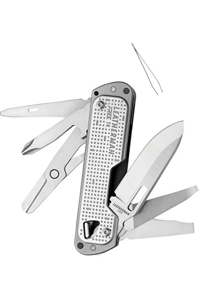Leatherman Free T4 Stainless Steel Pocket Size Multitool | Closed Length: 9.3...