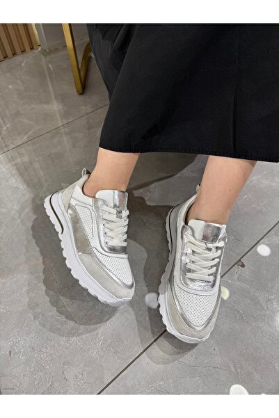 DERİ KABUSU Thick sole women's sport shoes