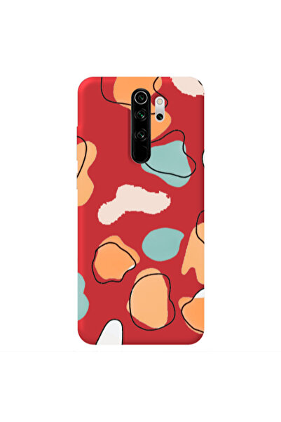 Other Xiaomi Redmi Note 8 Pro Colorful spots Red Colored Silicone TPU Θήκη
