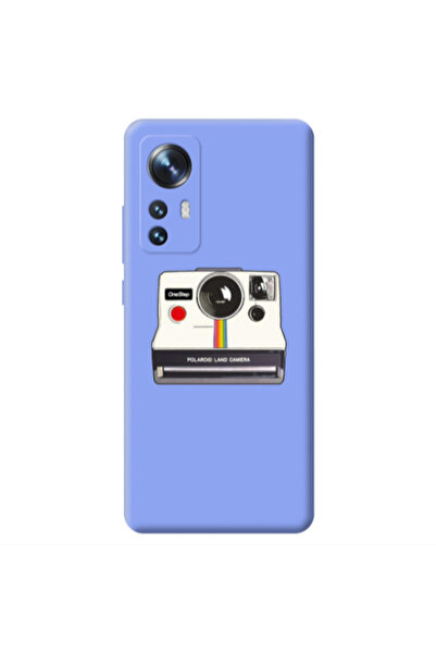 Other Xiaomi Mi 12 Polaroid land camera Light Purple Colored Silicone TPU Θήκη