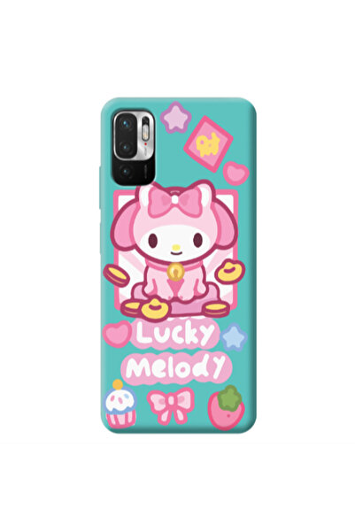 Other Xiaomi Redmi Note 10 Pro 5G Lucky Melody Turquoise Colored Silicone TPU...