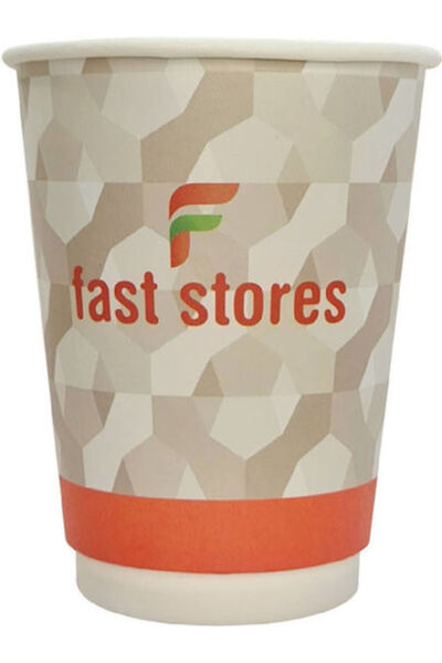 OEM Fast Stores Χάρτινο Κύπελλο Μίας Χρήσης Καφέ 480ml 20 τεμάχια Κωδικός: 30...
